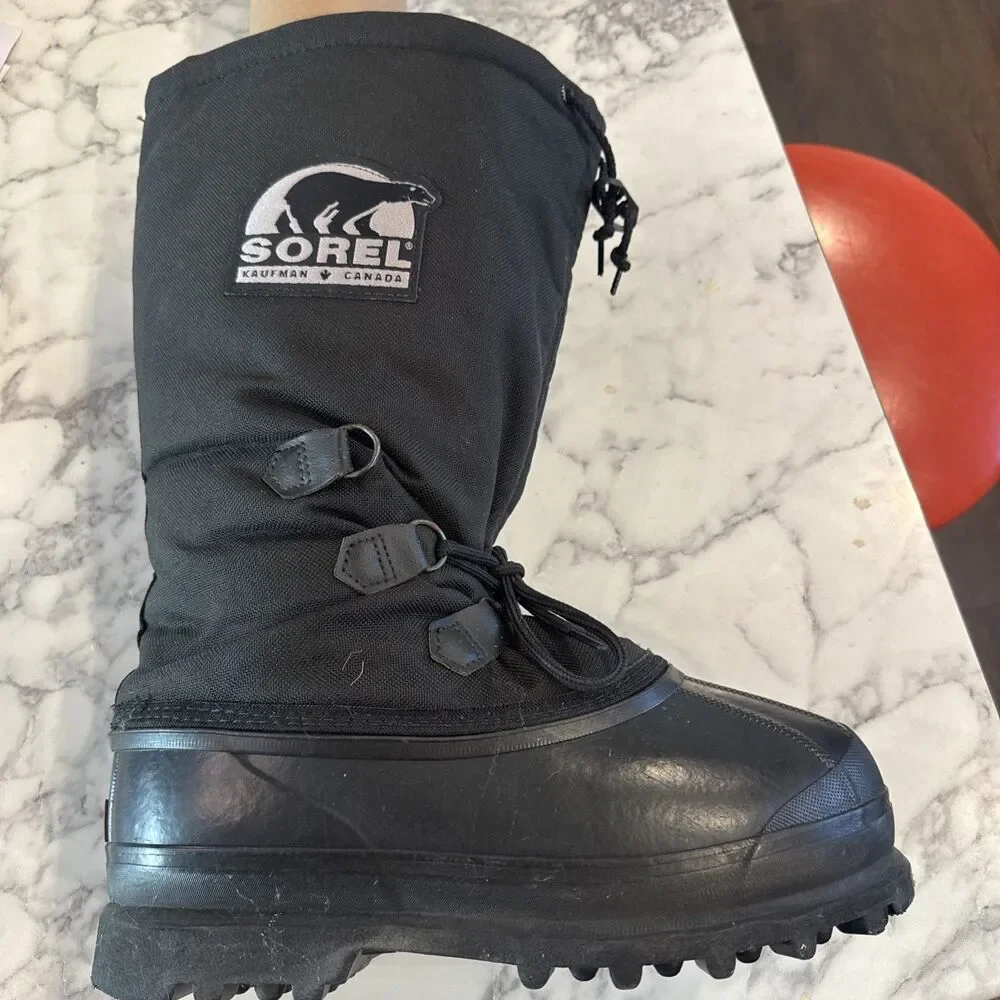 Sorel Kaufman Canada Men's Insulated Snow Boots Size 8 Waterproof 16